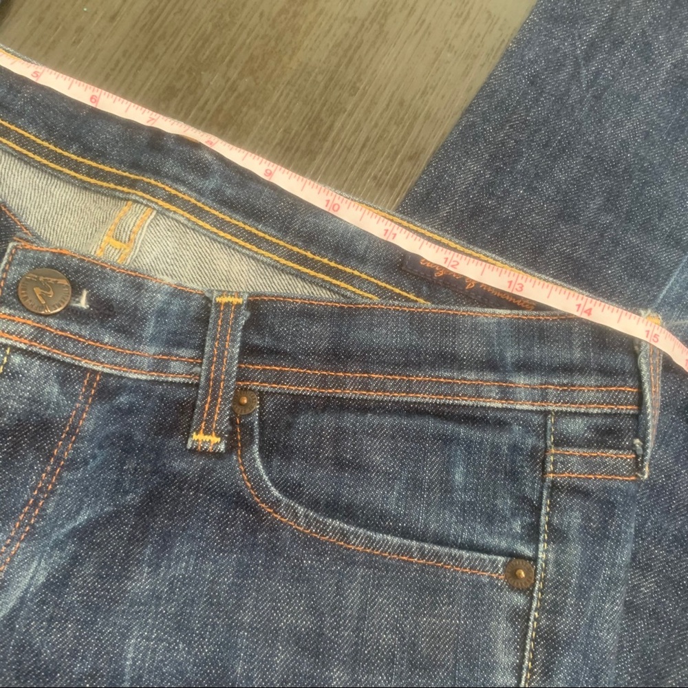 COH Vintage 90s flare Ingrid lo waist Flare Jeans Marbled Acid-wash 29 - Picture 4 of 14